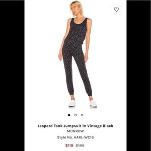 ISO Monrow leopard jumpsuit XS